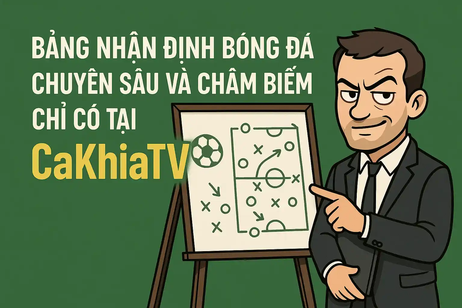 Bảng nhận định bóng đá chuyên sâu và châm biếm chỉ có tại CakhiaTV
